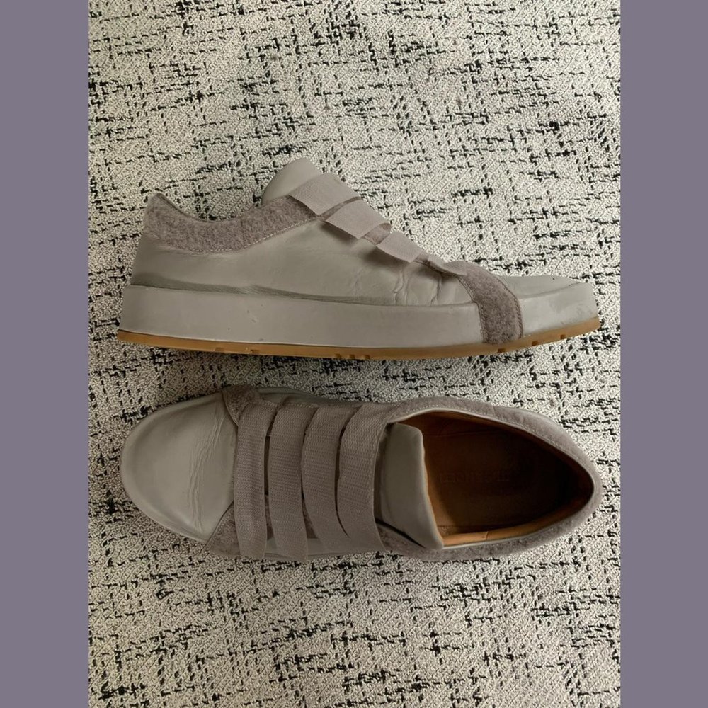 Greyish purple Jil Sander velcro sneakers, size 39